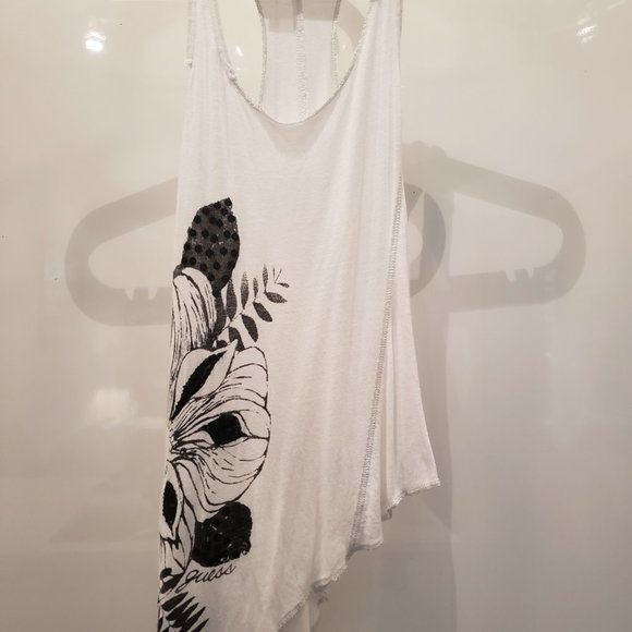 GUESS ASYMMETRICAL TANK TOP - Picture 2 of 5